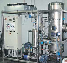 Evaporador al vac&iacute;o instalado en el peri&oacute;dico ABC